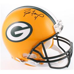 Brett Favre  LeRoy Bulter Signed Green Bay Packers Full-Size Helmet (Radtke COA  Favre COA)