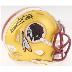 Santana Moss Signed Washington Redskins Blaze Speed Mini-Helmet (JSA COA)