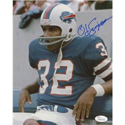 O. J. Simpson Signed Buffalo Bills 8x10 Photo (JSA COA)