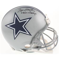 Tony Dorsett Signed Dallas Cowboys Full-Size Authentic Helmet Inscribed "SB XII Champs" (Beckett COA