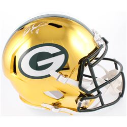 Brett Favre Signed LE Green Bay Packers Full-Size Chrome Speed Helmet (Radkte COA)