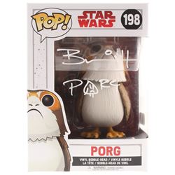 Brian Herring Signed "Star Wars" Porg #197 Funko POP! Vinyl Figure Inscribed "Porg" with Hand-Drawn 