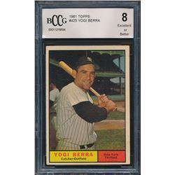 1961 Topps #425 Yogi Berra (BCCG 8)