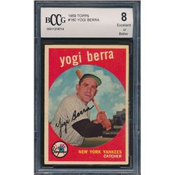 1959 Topps #180 Yogi Berra (BCCG 8)