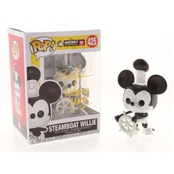 Bret Iwan Signed  Inscribed Mickey Mouse "Steamboat Willie" Disney #425 Funko Pop! Vinyl Figure (JSA