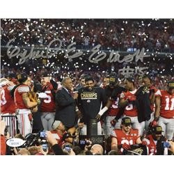 Ezekiel Elliott Signed Ohio State Buckeyes 8x10 Photo (JSA Hologram)