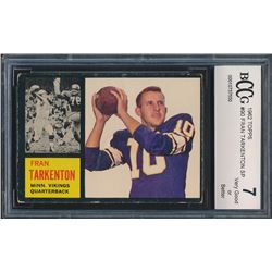 1962 Topps #90 Fran Tarkenton SP RC (BCCG 7)