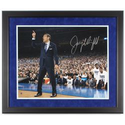 Jay Wright Signed Villanova Wildcats 22x26 Custom Framed Photo Inscribed "2016 National Champs" (Ste