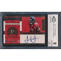 2011 Playoff Contenders #221A Julio Jones AU RC (BCCG 9)