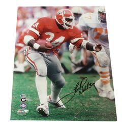 Herschel Walker Signed Georgia Bulldogs 16x20 Photo (Beckett COA)