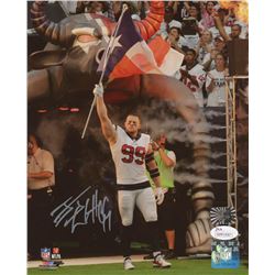 J. J. Watt Signed Houston Texans 8x10 Photo (JSA COA  Watt Hologram)
