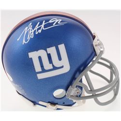 Michael Strahan Signed New York Giants Mini Helmet (JSA COA)