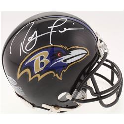Ray Lewis Signed Baltimore Ravens Mini-Helmet (Beckett COA)