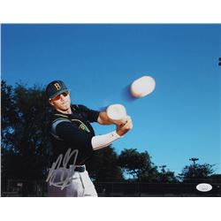 Manny Machado Signed Brito Miami Private School 11x14 Photo (JSA COA)