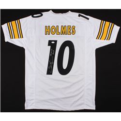 Santonio Holmes Signed Jersey Inscribed "SB XLIII MVP" (JSA COA)