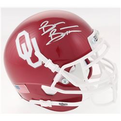 Brian Bosworth Signed Oklahoma Sooners Mini Helmet (JSA COA)