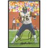 Image 1 : Orlando Pace Signed 2016 LE St. Louis Rams 4x6 Pro Football Hall of Fame Art Collection Card Inscrib