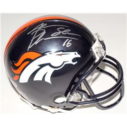 Jake Plummer Signed Denver Broncos Mini Helmet (Beckett COA)