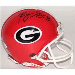 Roquan Smith Signed Georgia Bulldogs Mini-Helmet (JSA COA)