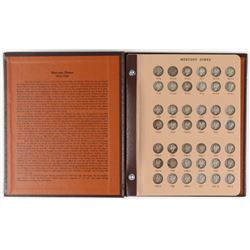 Lot of (77) 1916-1945 Mercury Dimes in Book