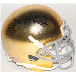 Joe Montana Signed Notre Dame Fighting Irish Mini Helmet (JSA COA)