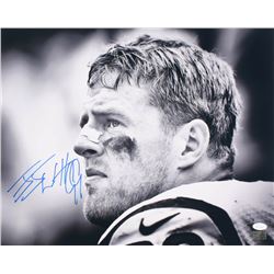 J.J. Watt Signed Houston Texans 16x20 Photo (JSA COA  Watt Hologram)