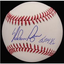 Nolan Ryan Signed OML Baseball Inscribed "5,714 K's" (Radtke COA  Ryan Hologram)