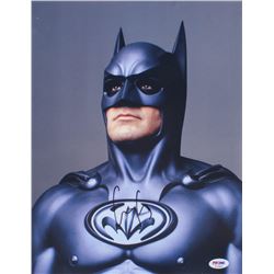 George Clooney Signed "Batman  Robin" 11x14 Photo (PSA COA)