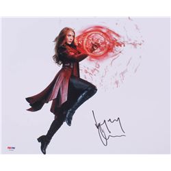 Elizabeth Olsen Signed "Avengers" 11x14 Photo (PSA COA)