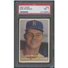 Image 1 : 1957 Topps #18 Don Drysdale RC (PSA 7)