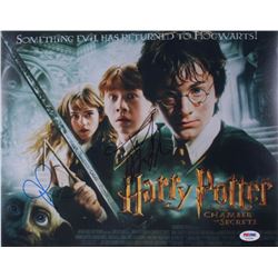 Daniel Radcliffe  Rupert Grint Signed "Harry Potter and the Chamber of Secrets" 11x14 Photo (PSA COA