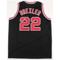 Clyde Drexler Signed Jersey (Beckett COA)