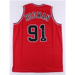 Dennis Rodman Signed Jersey (Beckett COA)