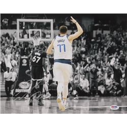 Luka Doncic Signed Dallas Mavericks 11x14 Photo (PSA COA)