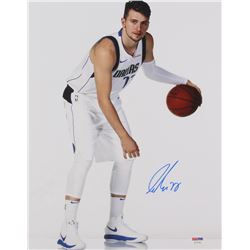 Luka Doncic Signed Dallas Mavericks 11x14 Photo (PSA COA)