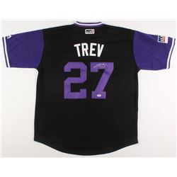 Trevor Story Signed Colorado Rockies Jersey (PSA COA)