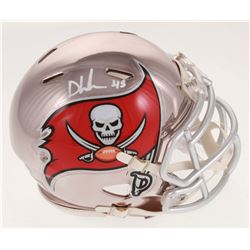 Devin White Signed Tampa Bay Buccaneers Chrome Speed Mini Helmet (Beckett COA)