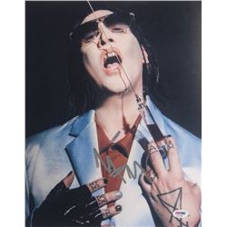 Marilyn Manson Signed 11x14 Photo (PSA Hologram)