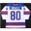 Image 1 : Jim Craig Signed Jersey Inscribed "1980 Gold" (JSA COA)
