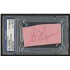 Image 1 : Gil Hodges Signed 2x3.25 Cut (PSA Encapsulated)