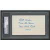 Image 1 : Claire Merritt Ruth Signed 3.25x5.25 Index Card Inscribed "Best Wishes"  "1973" (PSA Encapsulated)