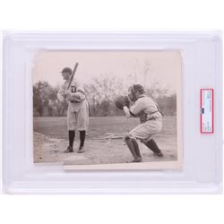 Vintage 1920's Ty Cobb Detroit Tigers 7x9 Photo (PSA Encapsulated)