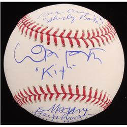Megan Cavanagh, Lori Petty  Ann Cusack Signed OML Baseball Inscribed "Marla Hooch," "Kit"  "Shirley 