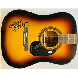George Strait Signed Rogue Full-Size Acoustic Guitar (PSA COA)
