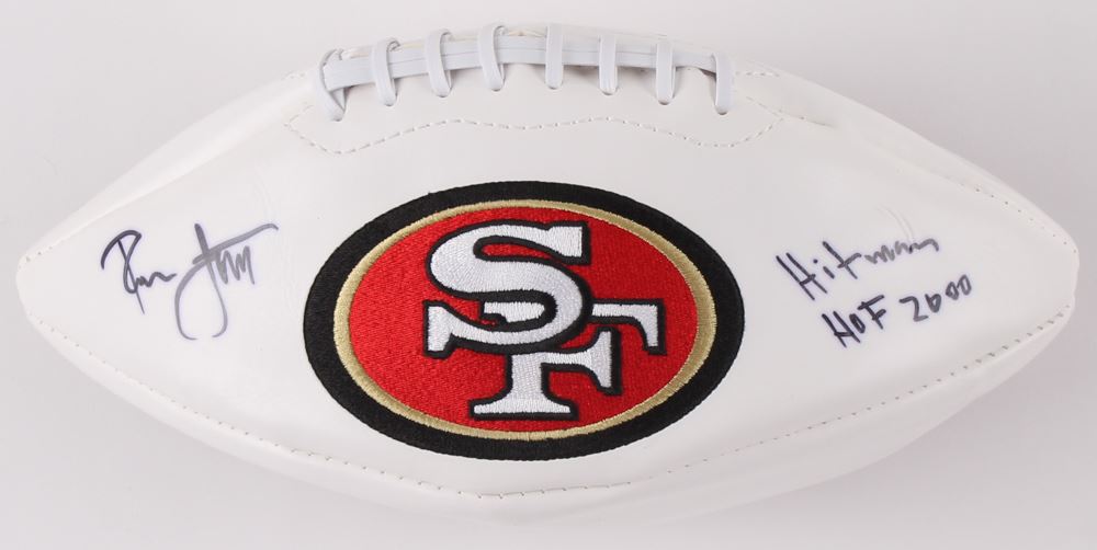 ronnie lott signed football