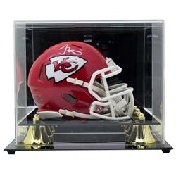 Tyreek Hill Signed Kansas City Chiefs Speed Mini Helmet with Display Case (JSA COA)