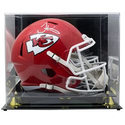 Tyreek Hill Signed Kansas City Chiefs Full-Size Speed Helmet with Display Case (JSA COA)