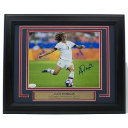 Alex Morgan Signed Team USA Soccer 11x14 Custom Framed Photo Display (JSA COA)