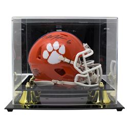 DeAndre Hopkins Signed Clemson Tigers Speed Mini Helmet with Display Case (JSA COA)
