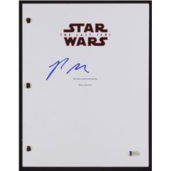 Rian Johnson Signed "Star Wars: The Last Jedi" Movie Script (Beckett COA)
